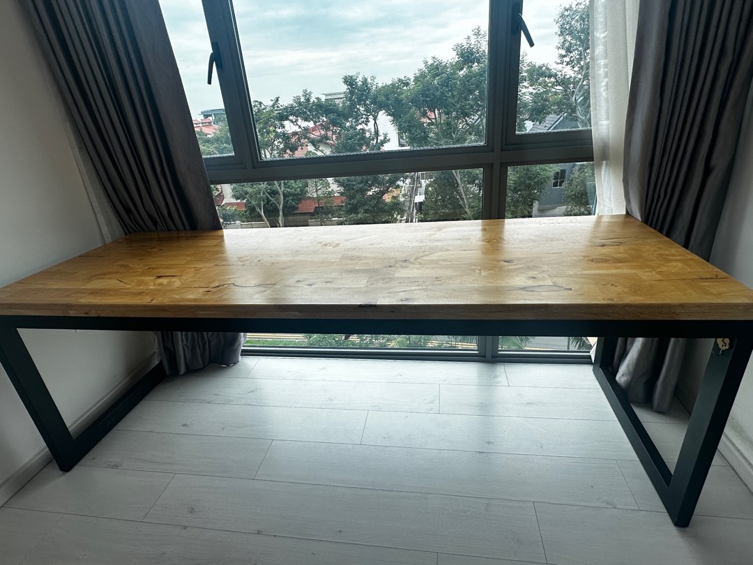 Solid wood study table, dining table, home office table, Furniture