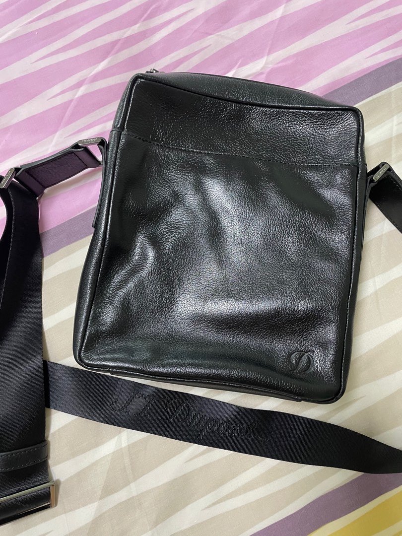 Dupont leather shoulder bag, Men's Fashion, Bags, Sling Bags