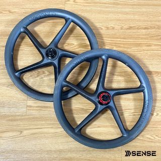 Suncord Stellar 5-Spoke 7 Speed Carbon Wheelset Ceramic Bearings Magnetic Pawls Hub