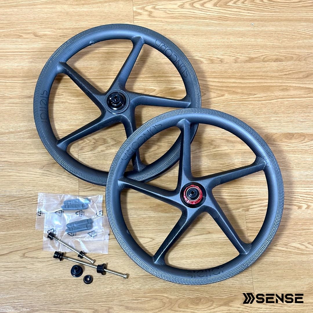 Suncord Stellar 5-Spoke 7 Speed Carbon Wheelset Ceramic Bearings ...