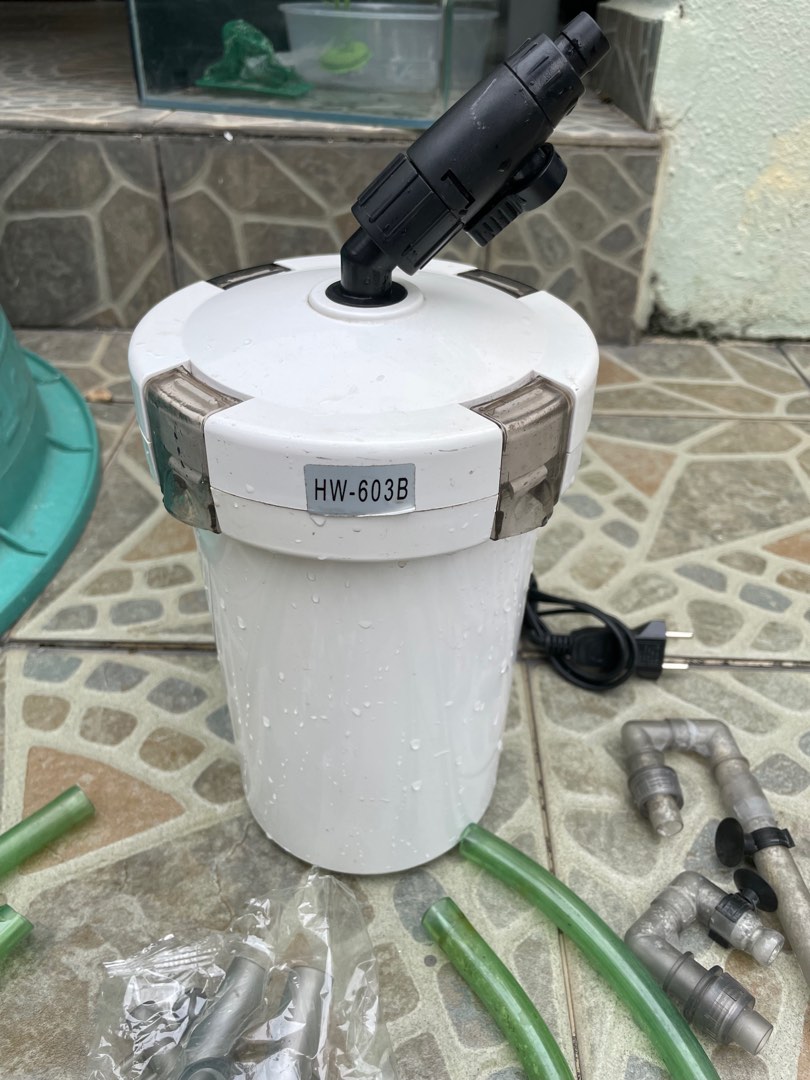 Sunsun Canister Filter, Pet Supplies, Homes & Other Pet Accessories on