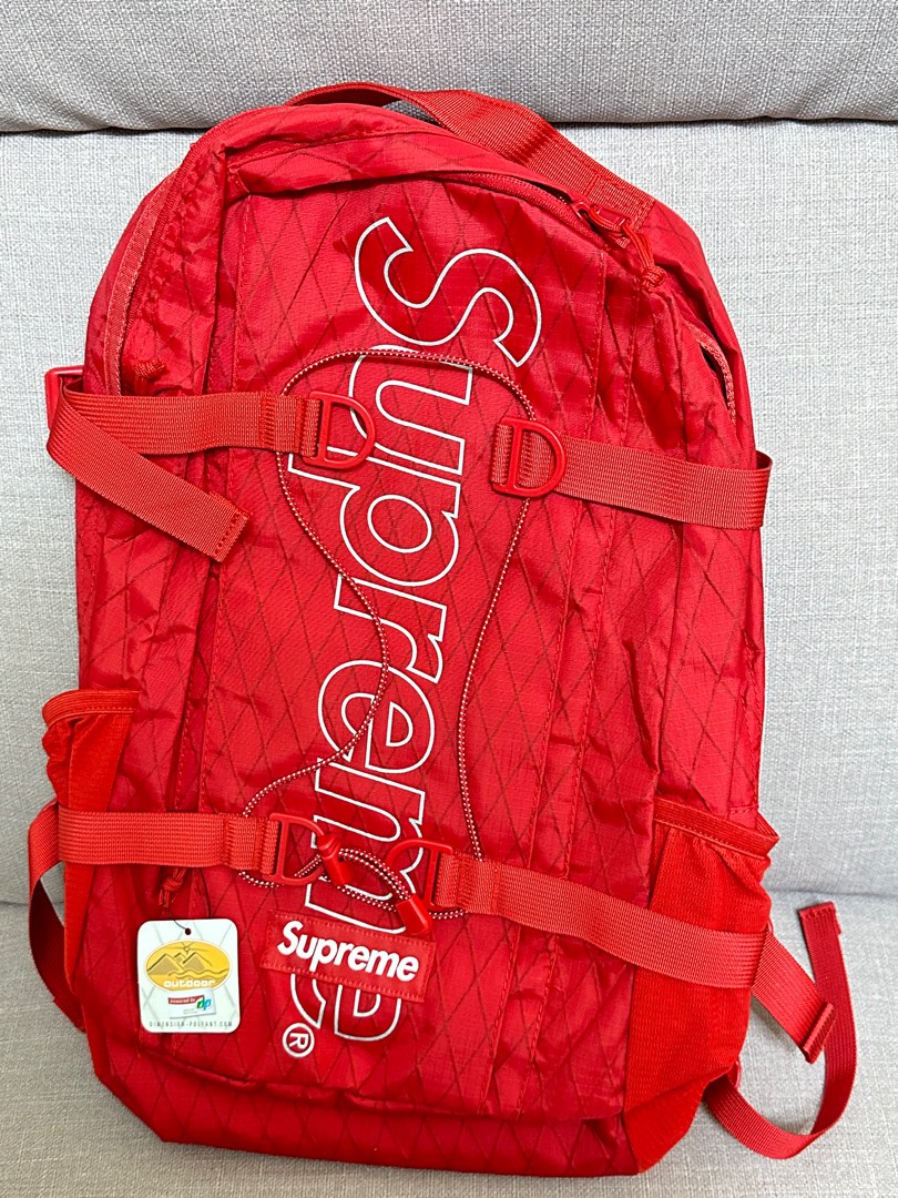 Supreme Backpack (FW18) 45th 全新, 名牌精品, 精品包與皮夾在旋轉拍賣