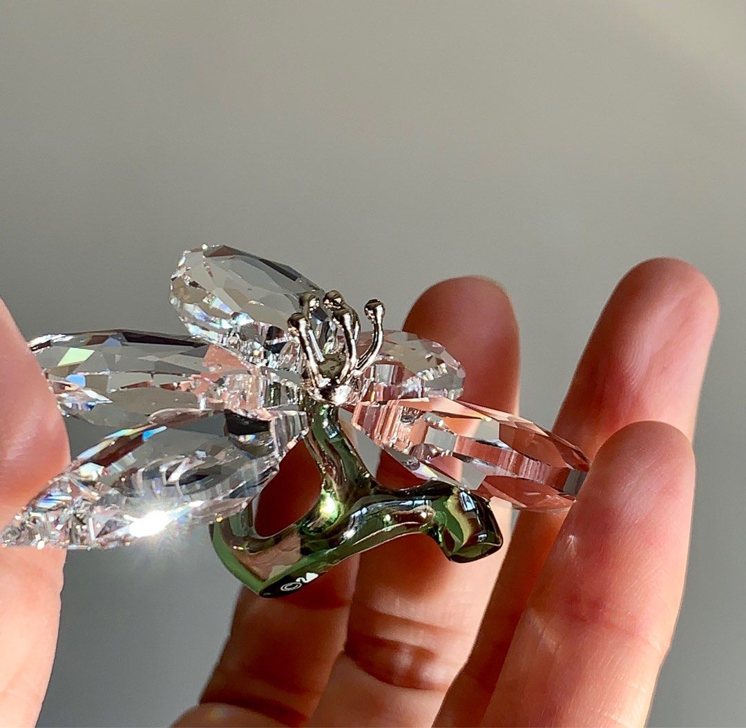 Swarovski サンタクマ フィギュア 9100 NR 000 406 Swarovski Crystal Figurine Arctic Flower Ornament 9100 NR