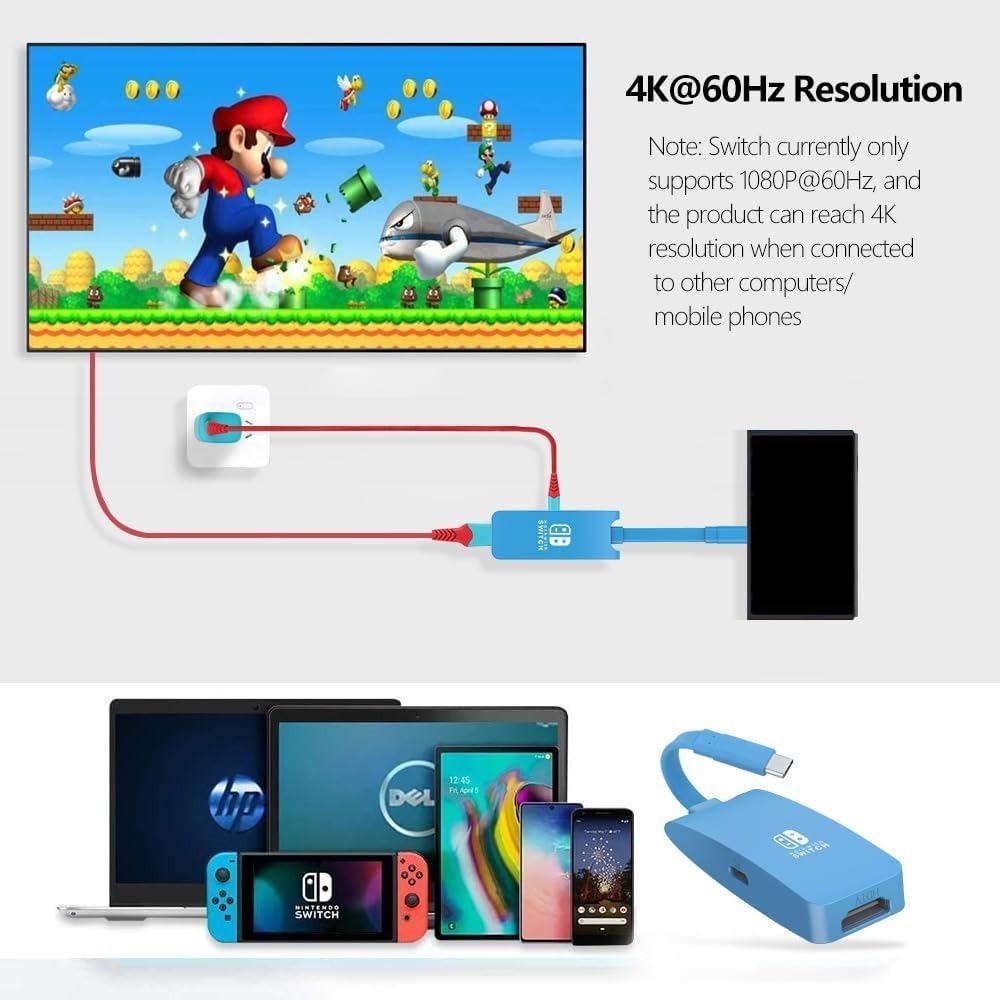 Nintendo switch resolution shop on tv
