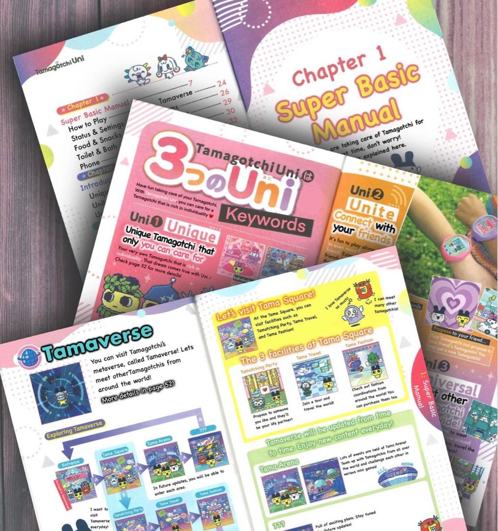 Tamagotchi Uni guide free download, Hobbies & Toys, Books & Magazines