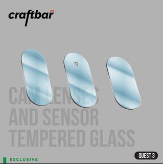 Protective Tempered Glass for Meta Quest 3 Camera/Sensor by craftbarPH