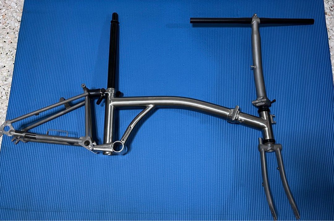1:1 Brompton Titanium Frame, Sports Equipment, Bicycles & Parts, Parts ...
