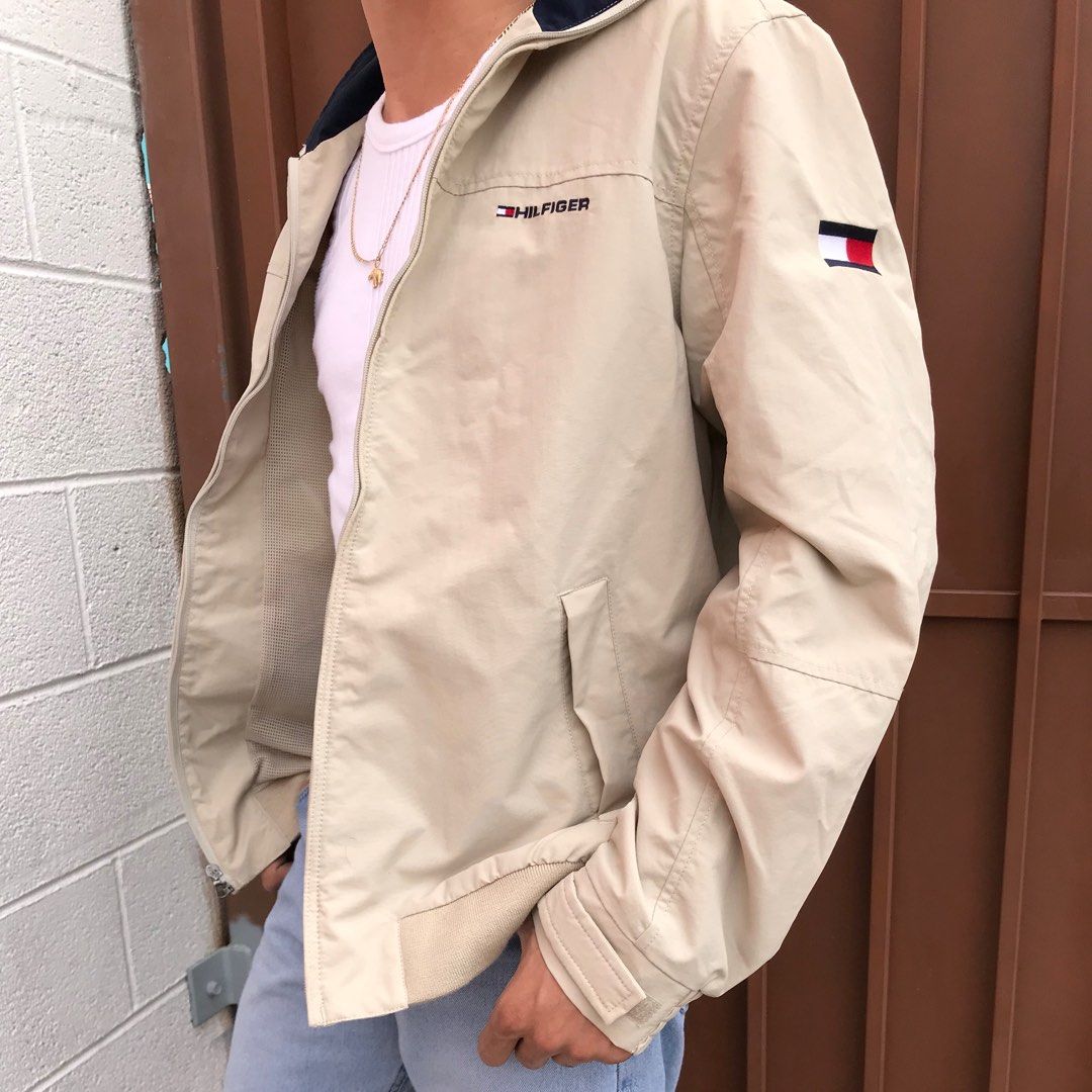 White tommy hilfiger yacht jacket store