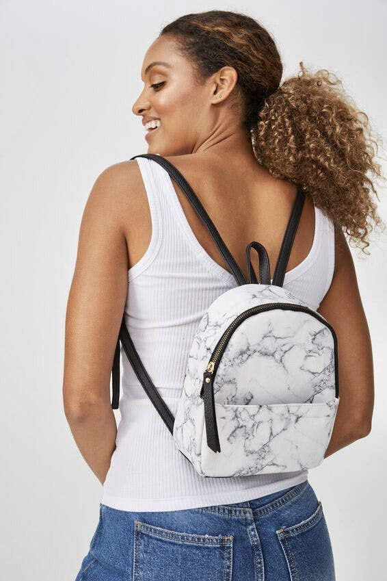 Typo store marble backpack