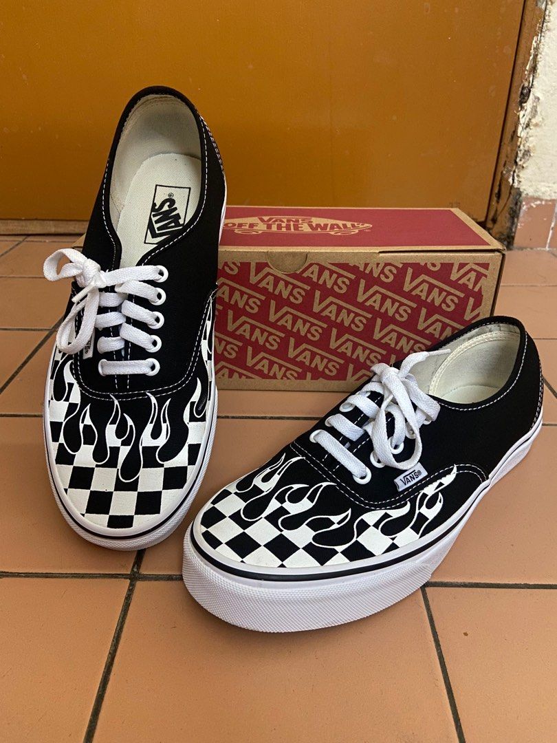 Vans Authentic Checkerboard Flame