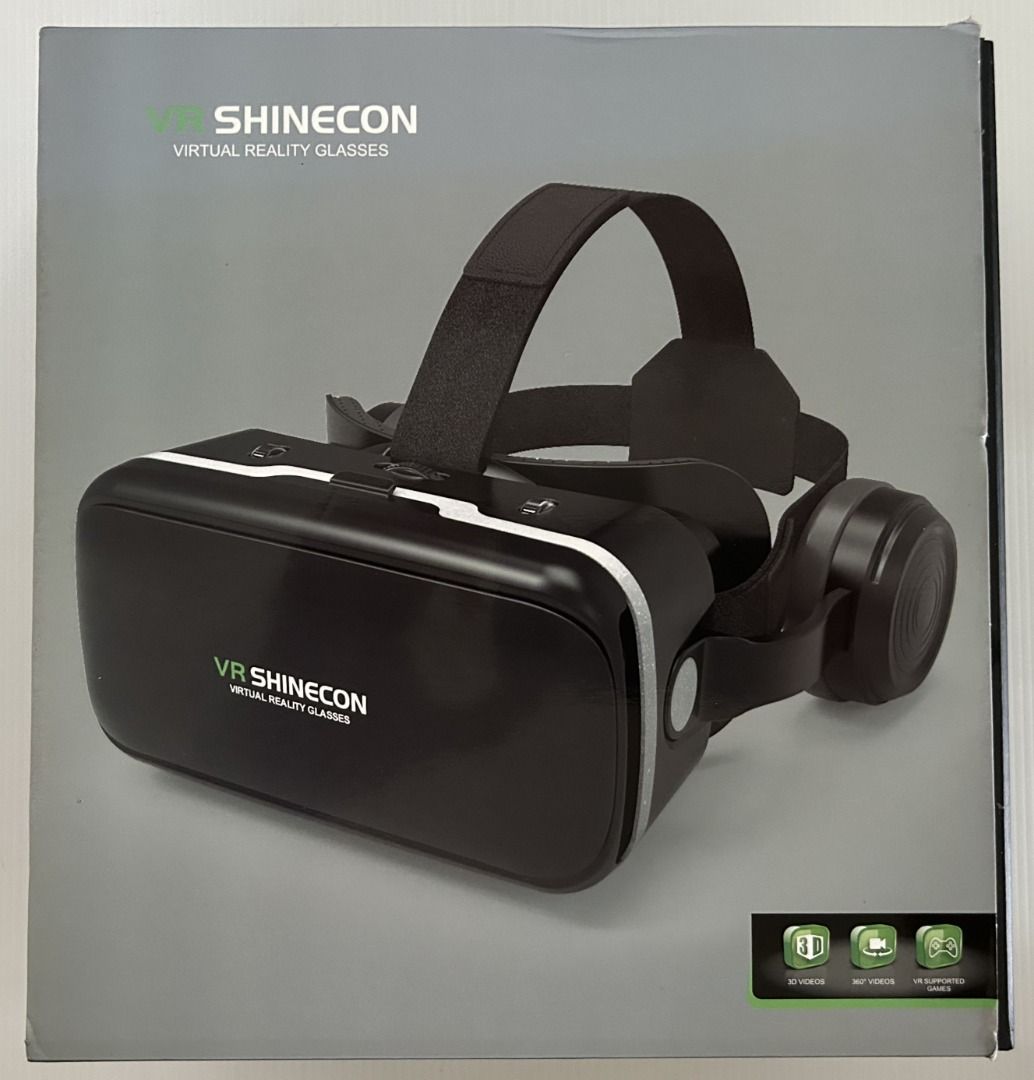 VR SHINECON Virtual Reality Classes, Video Gaming, Gaming Accessories,  Virtual Reality on Carousell