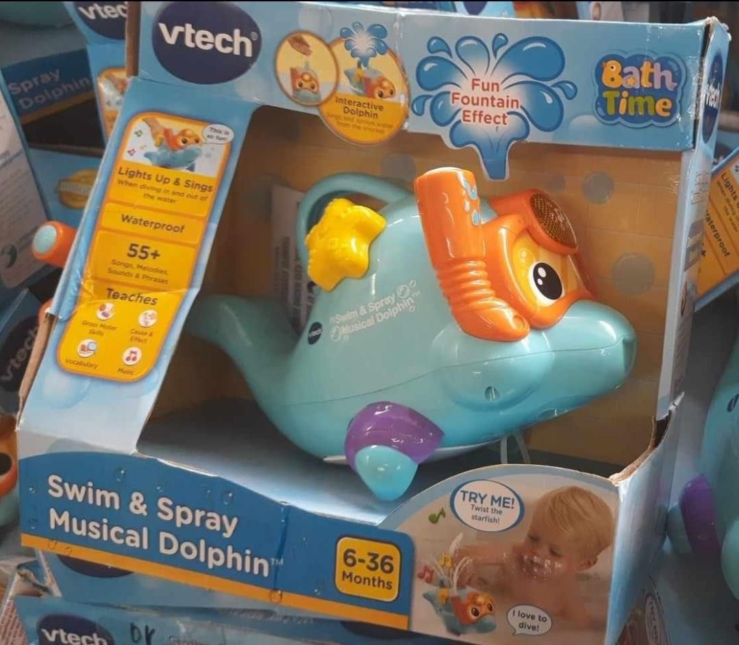 Vtech swim and spray musical dolphin sale