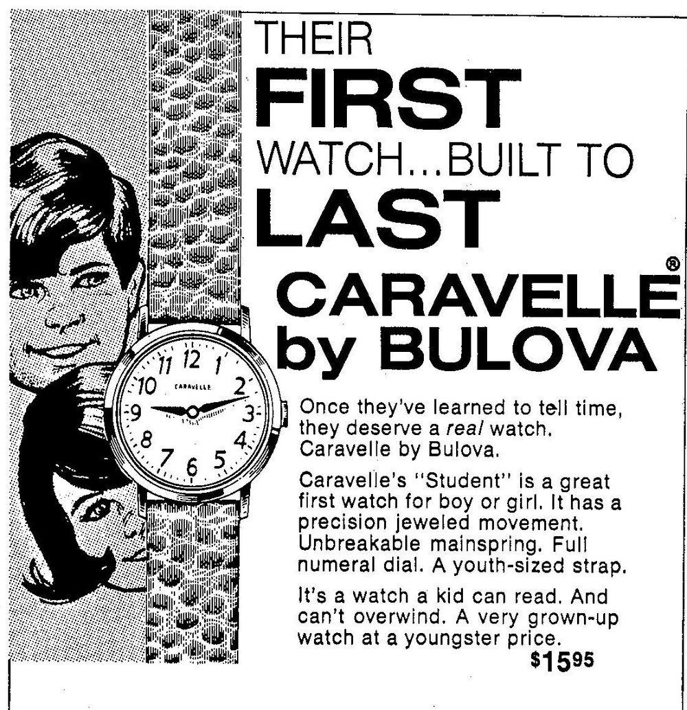 Vtg Caravelle by Bulova Mechanical Hand Winding Watch Men s