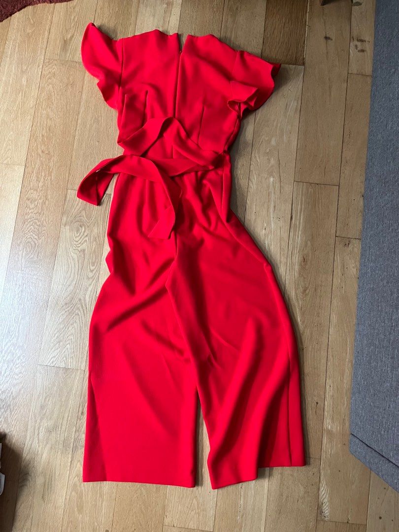 Warehouse Red Jumpsuit