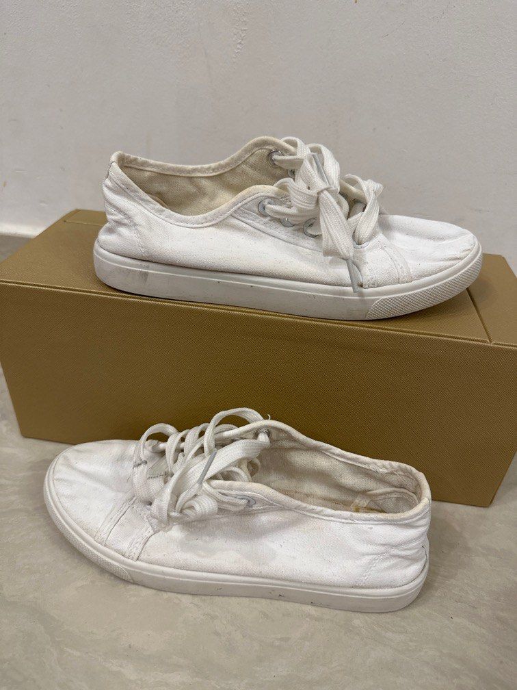 Payless white canvas shoes shop