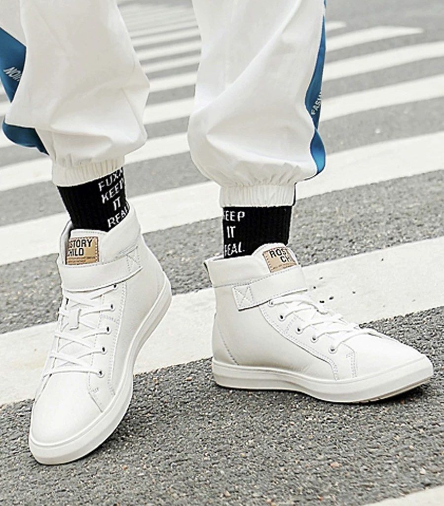 White leather new arrivals school shoes