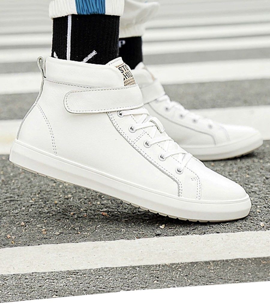 White leather uniform shoes sale