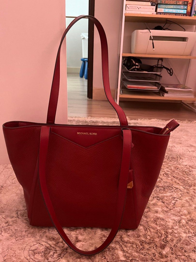 Michael kors whitney sale small leather tote