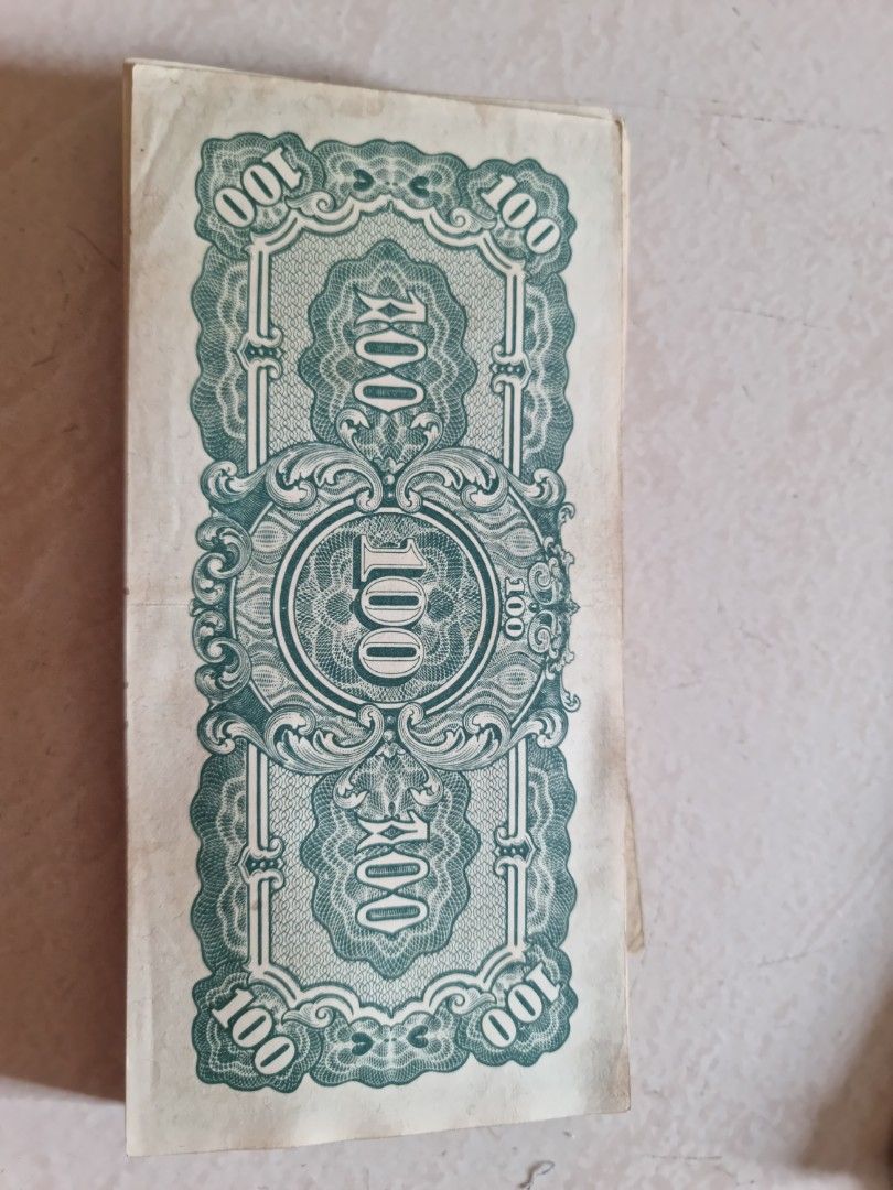 World War 2 Japanese 100 Rupees note, Hobbies & Toys, Memorabilia ...