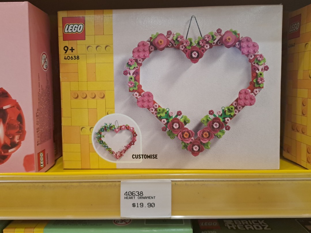 WTS] lego heart ornament, Hobbies & Toys, Toys & Games on Carousell