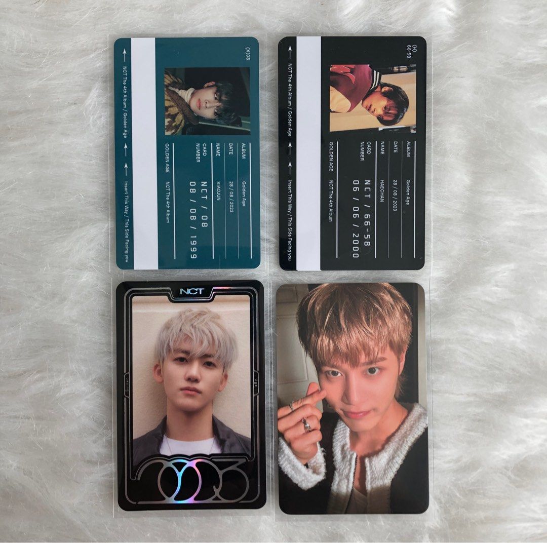 WTS NCT Golden Age Collecting Archiving Photocard PC Xiaojun Haechan