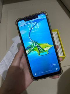 Xiaomi Pocophone F1 Blue | HP Android handphone second bekas | smartphone hand phone