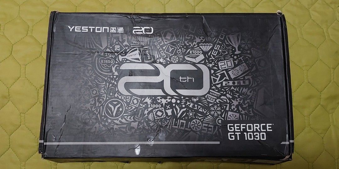 Yeston 20th GT1030 4GB DDR4 128Bit GPU (Category: Computer Parts) located in Quezon City. Submitted by gabs_a (Listing ID 1267558222, Image 2). Description: Graphics Card Brand: Yeston Model: GT1030 Memory: 4GB DDR4 128Gb No issues, Plug and Play, No 4pins PSU Needed Comes with: Box Plastic PE Foam Warranty Card RFS: Funds for GPU 3070/4070 Note: - As the difference between camera and computer display, there is a discrepancy on the color. - Kindl