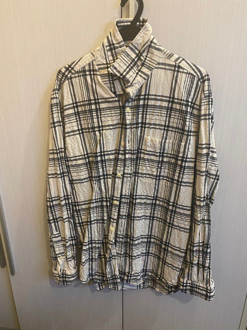 Zara Flannel Shirt, Men's Fashion, Tops & Sets, Formal Shirts on Carousell