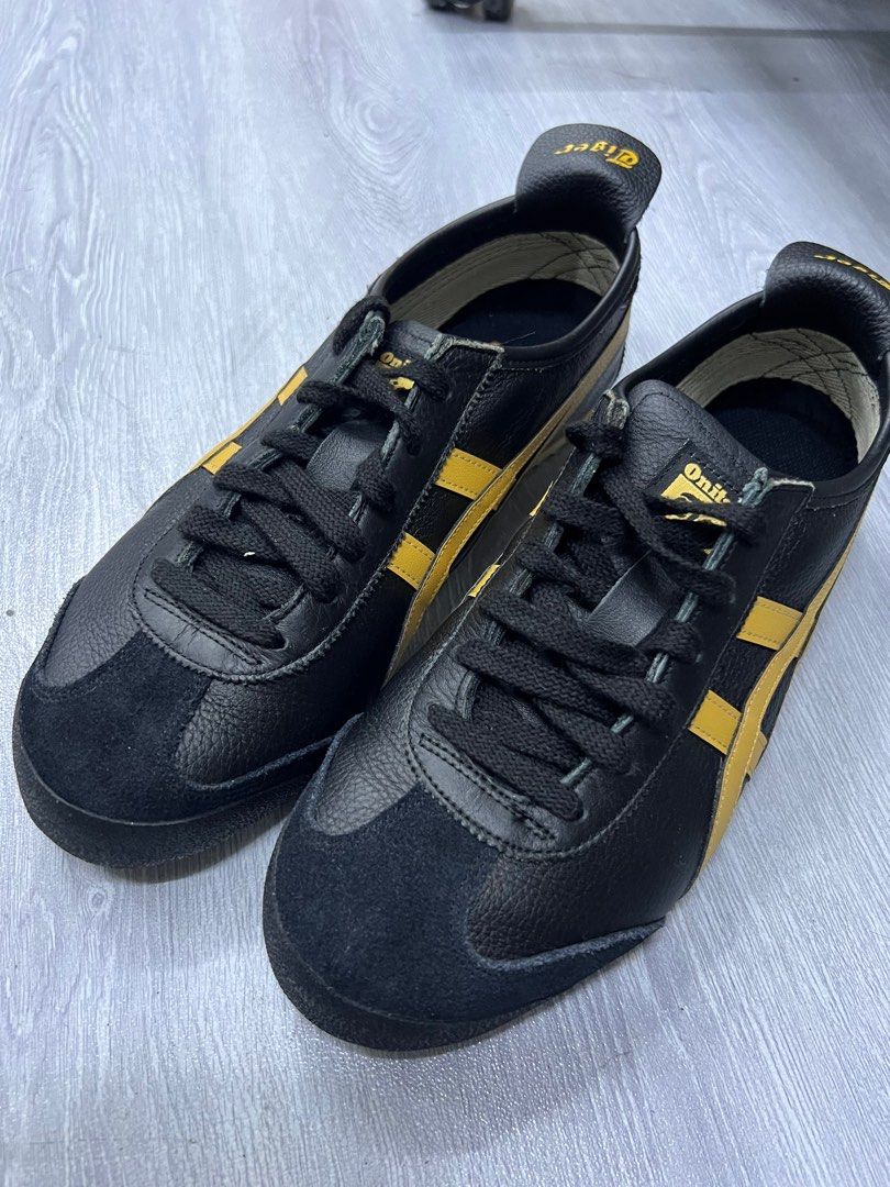 Onitsuka tiger mexico hotsell 66 black honey gold