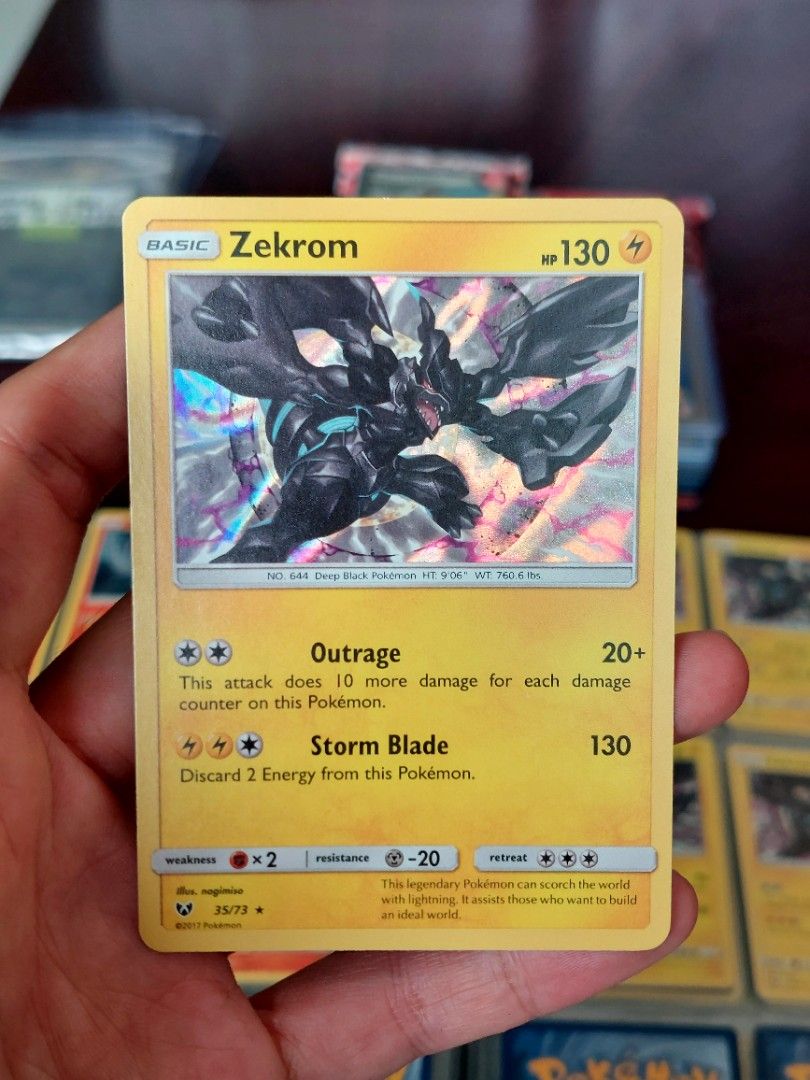 2017 Pokemon TCG Sun And Moon Shining Legends Zekrom Holo Rare Card, Hobbies & Toys, Toys & Games on Carousell 2017 Pokemon TCG Sun And Moon Shining Legends Zekrom Holo Rare Card, Hobbies & Toys, Toys & Games on Carousell