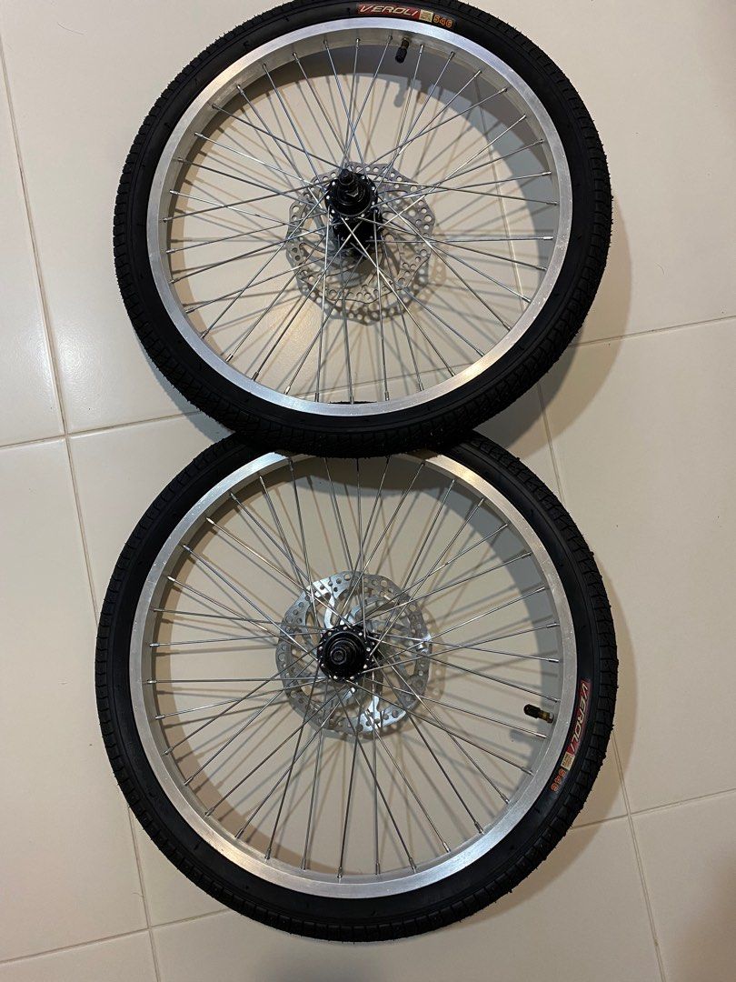 20 inch bicycle wheels with disc brakes sales