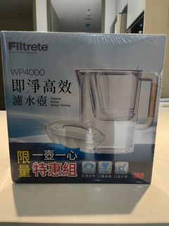 （全新）3M WP4000 即淨高效濾水壺一壺一心(特惠組)