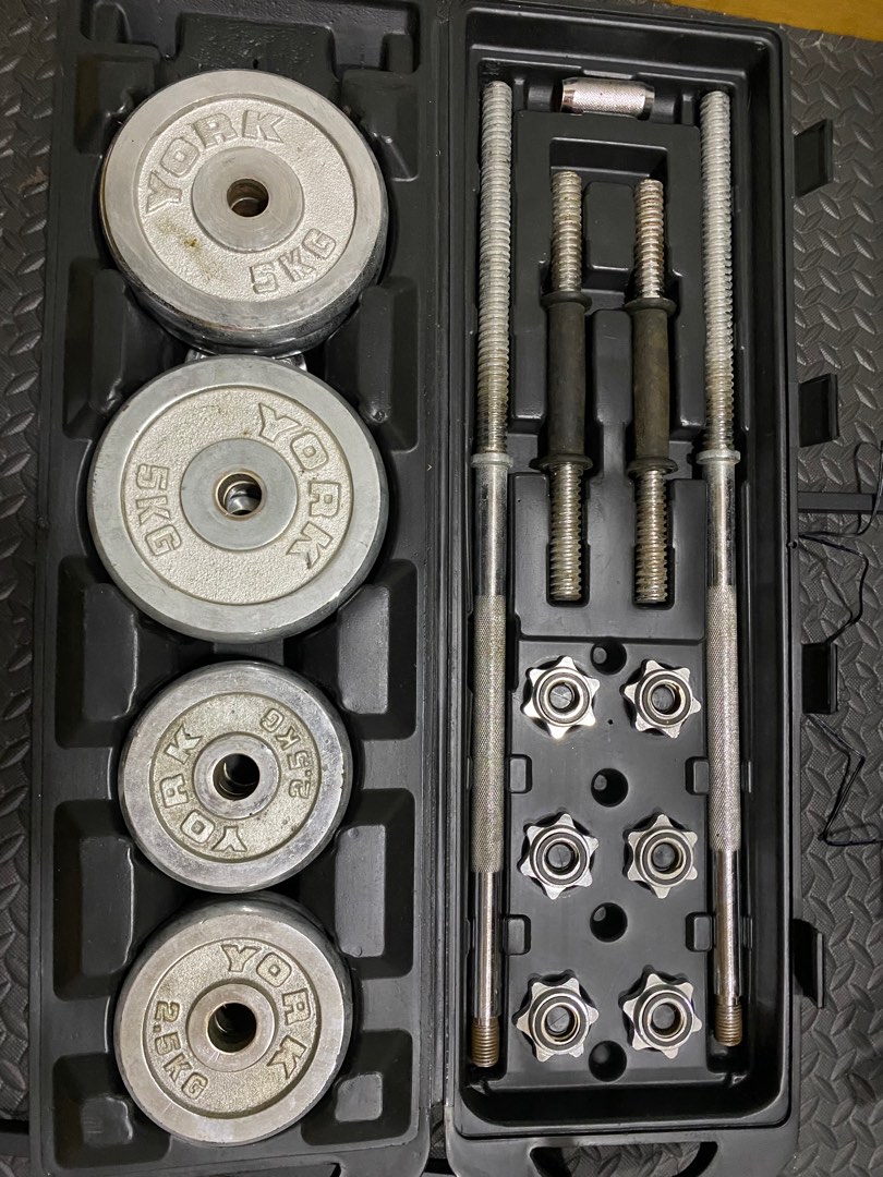 50kg barbell and dumbbells set, Sports Equipment, Exercise & Fitness, Weights & Dumbbells on