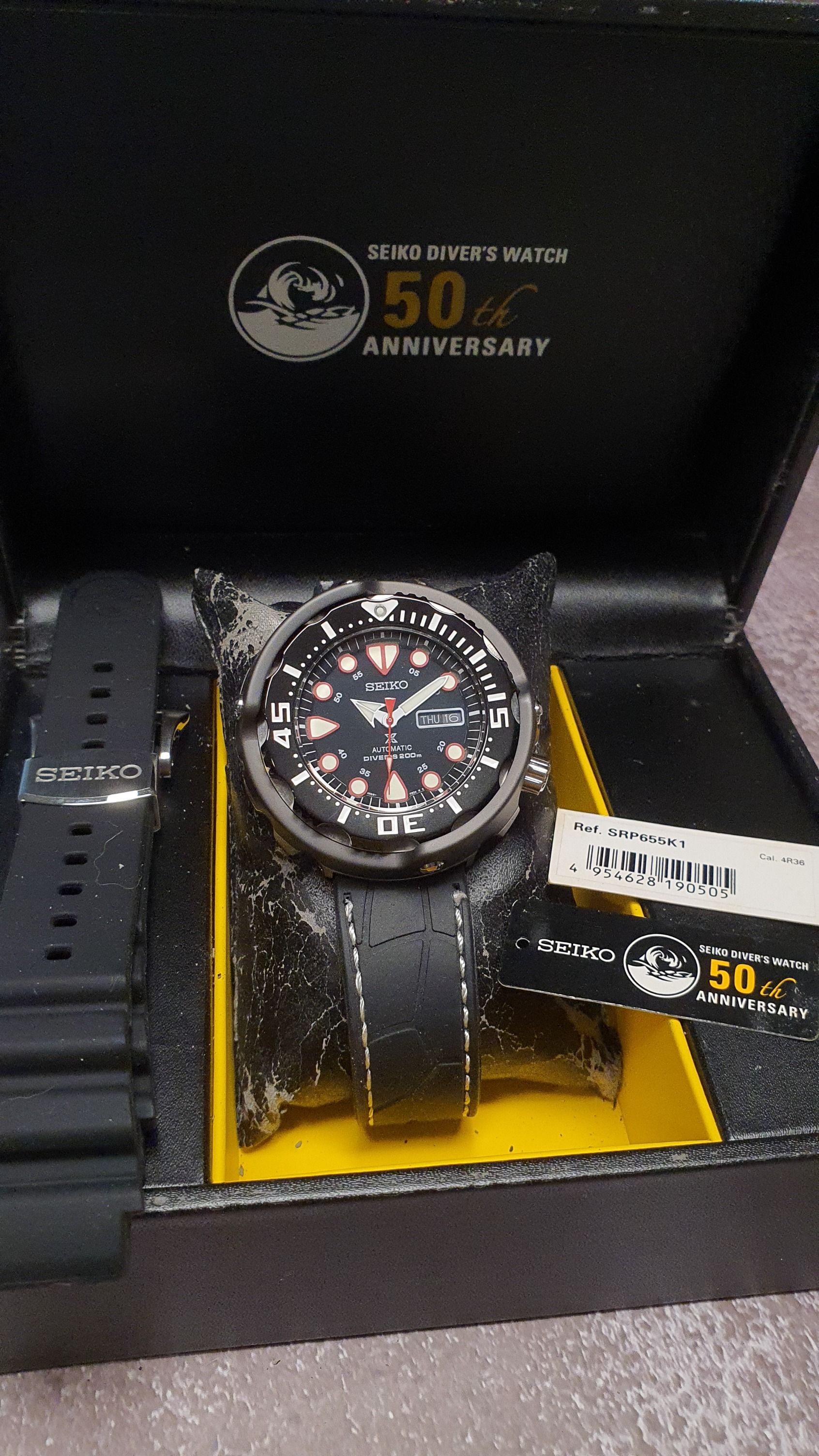 50th Anniversary Seiko Baby Tuna SRP655K1 Luxury Watches on