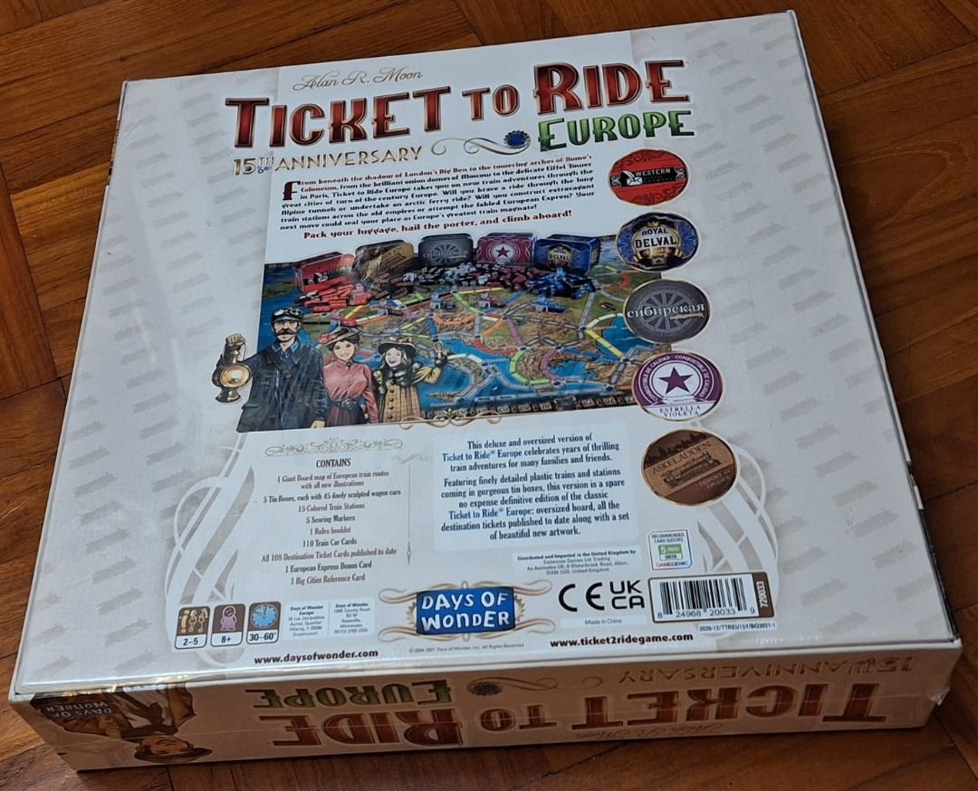 Ticket to Ride Europe 15th Anniversary - NL
