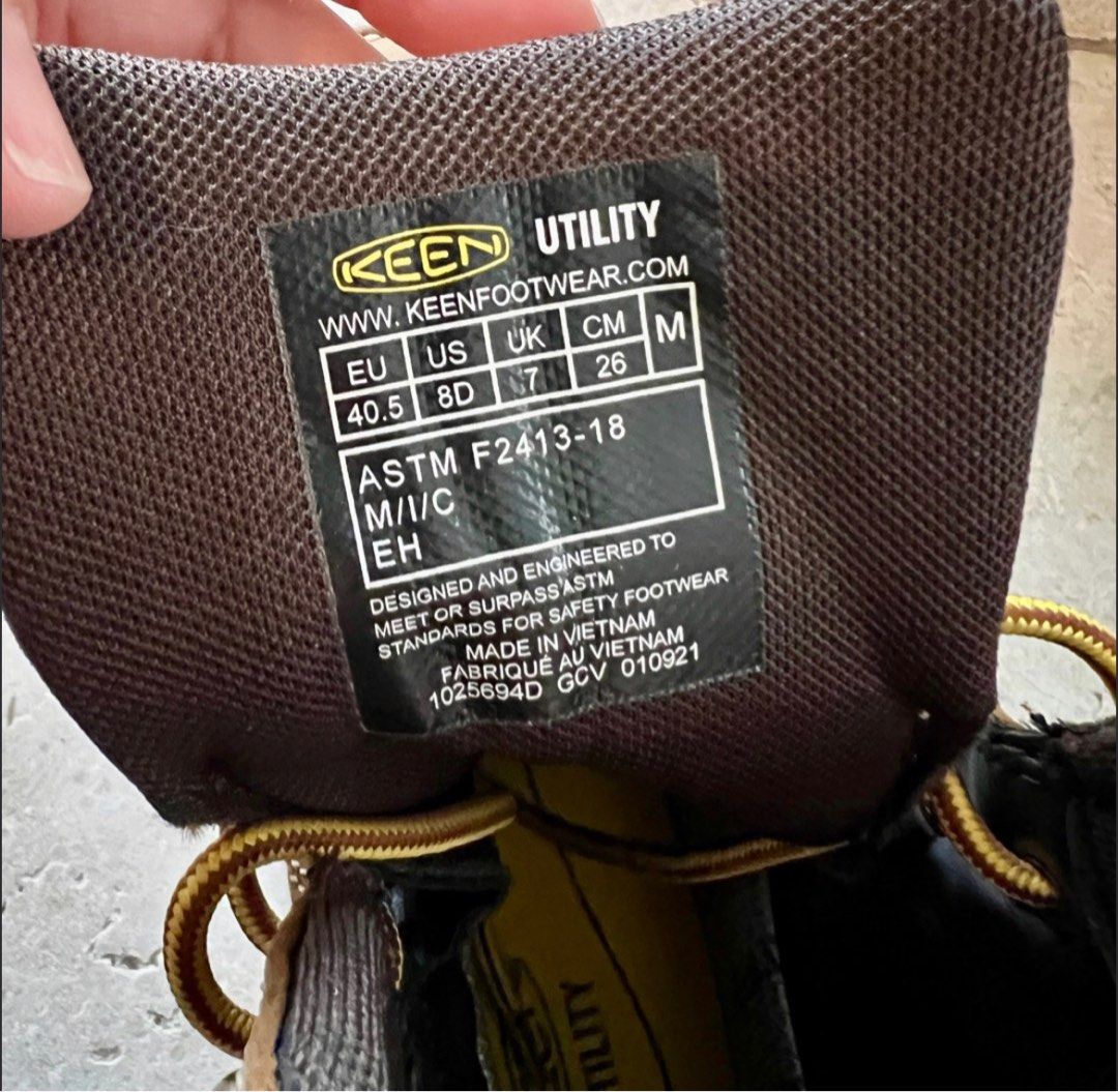 大特價割愛KEEN 安全鞋Utility Cincinnati 8