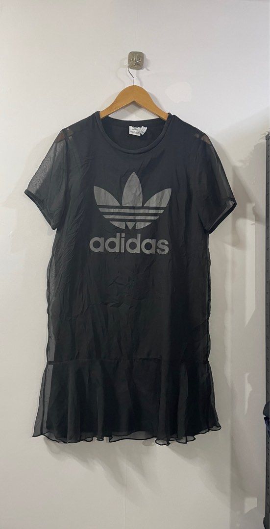 adidas mesh dress black adidas STADIUM MESH DRESS - Black