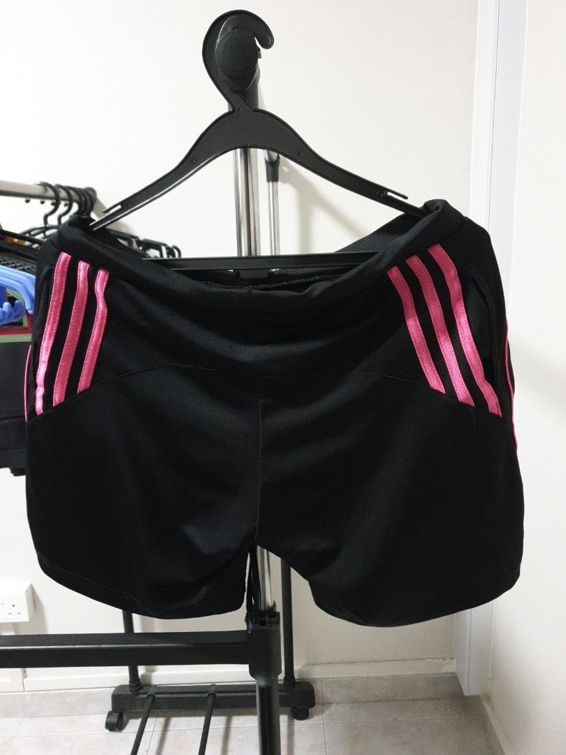 Woman girl Adidas black swimming shorts