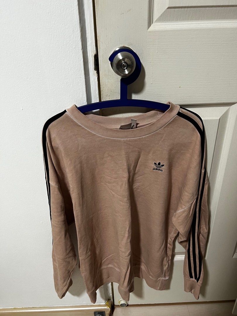 ADIDAS Dusty Pink Pullover Jumper Sweater Jacket