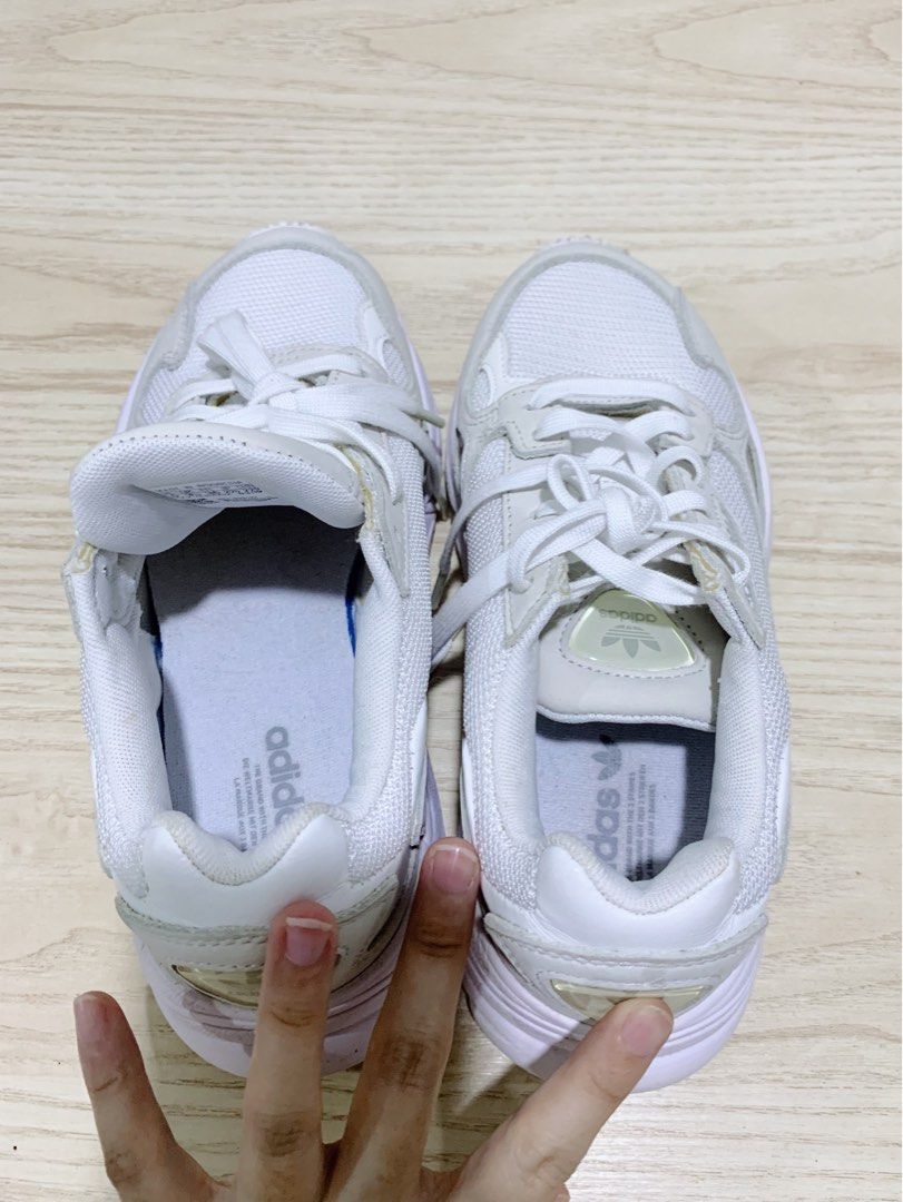 BRAND NEW Adidas Falcon Shoes Cloud White Size UK3.5