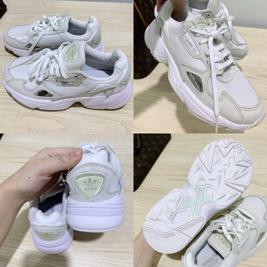 Adidas falcon shoes outlet cloud white