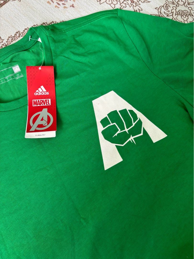 Adidas Hulk Marvel Shirts Men s Fashion Tops Sets Tshirts