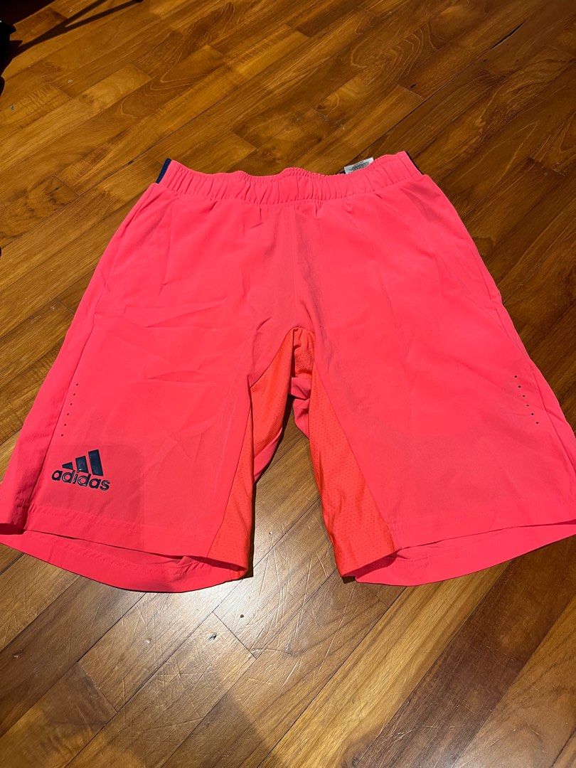 pink adidas mens shorts