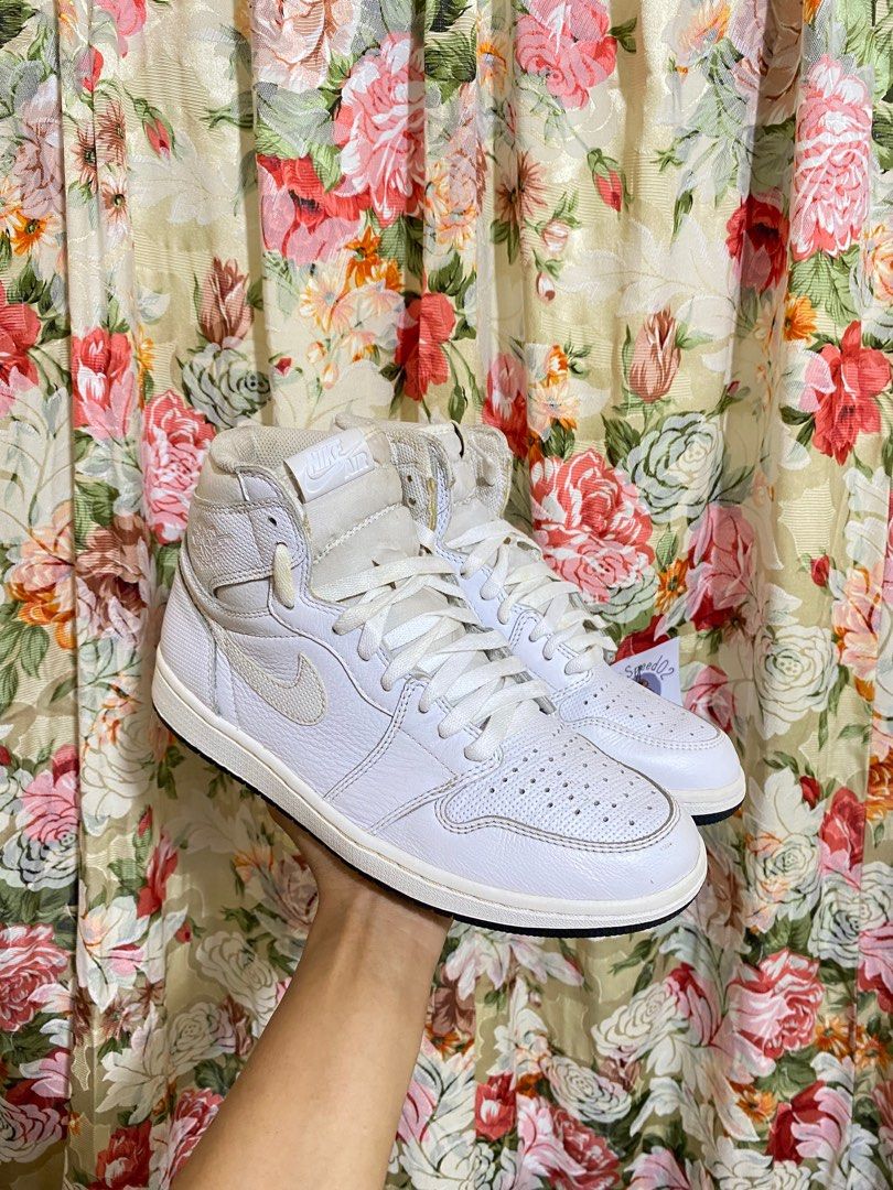 Air Jordan 1 High OG White Perforated
