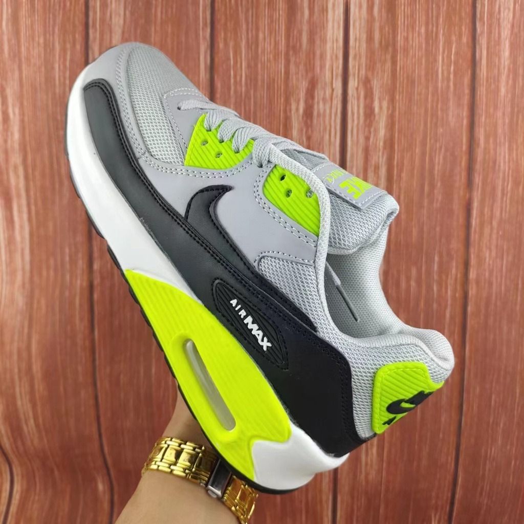 Air Max 90 Leather Men and Women Kasut Lelaki Sneakers Running