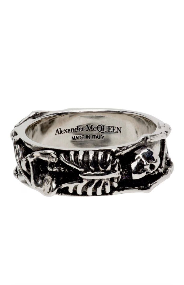 Alexander mcqueen dancing outlet skeleton ring