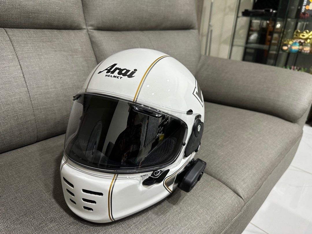 Arai RAPIDE-NEO CAFE RACER Arai RAPIDE NEO CAFE RACER 白復古咖啡帽