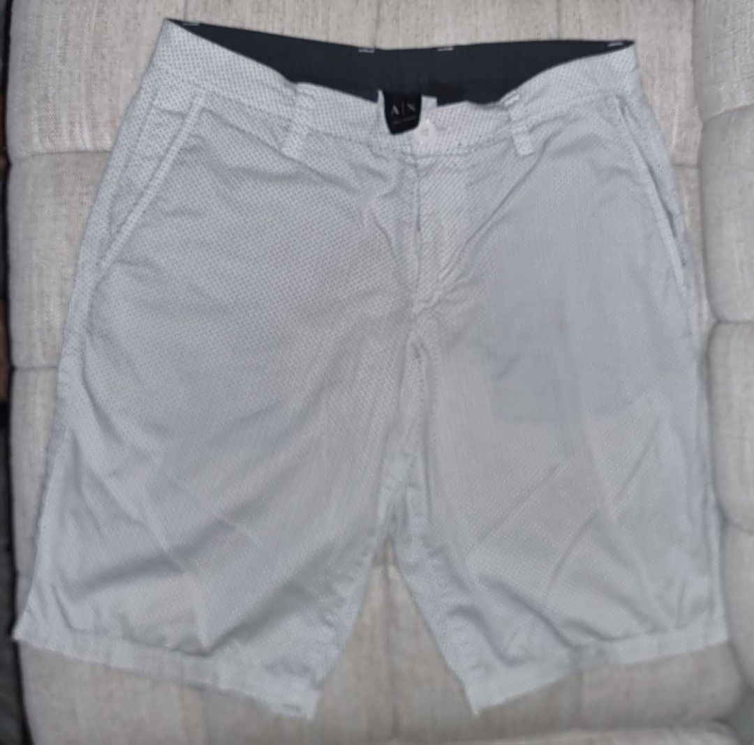 Armani Exchange White Formal Shorts 31 cm waist Luxury Apparel