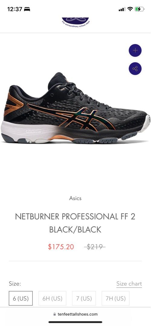 ASICS GEL NETBURNER PROFESSIONAL FF 2 BLACK BLACK Women s Fashion Footwear Sneakers on Carousell