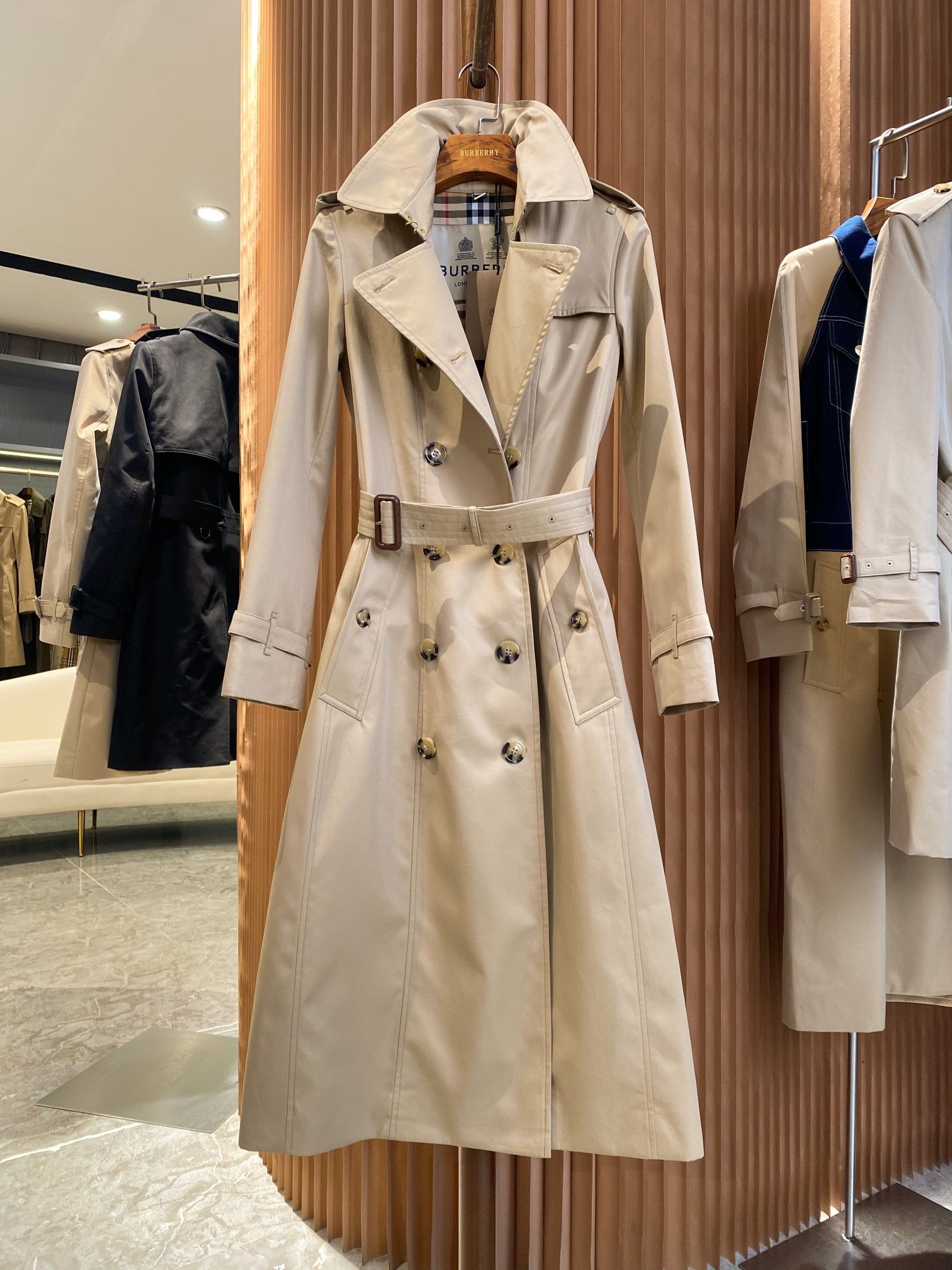 Authentic Burberry Women s Chelsea Long Fit heritage Trench Coat